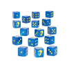 Warhammer 40,000: Drukhari dice – Kości Kabały Zatrutego Języka (16 szt.)
